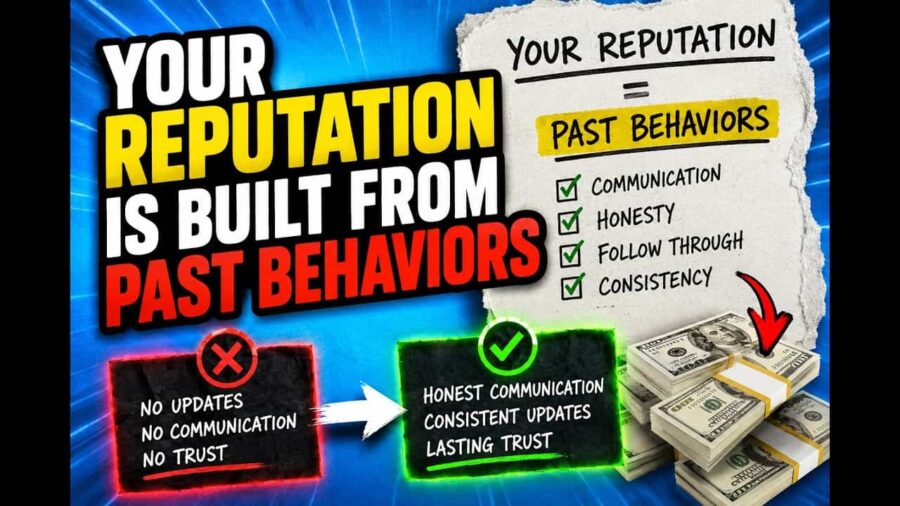 Raising Capital: Your Reputation Is Built From Past Behaviors