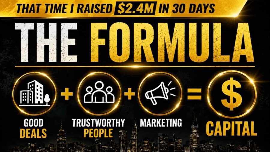 The Formula for Raising Private Money: Trust + Good Deals + Marketing