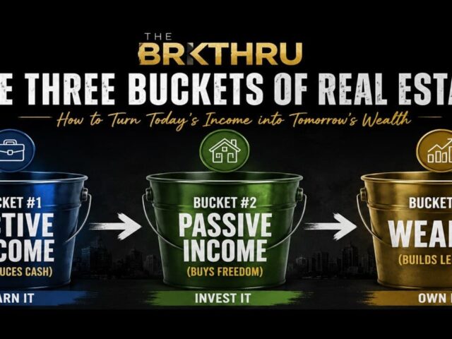 Three Buckets Of Real Estate To Create Wealth