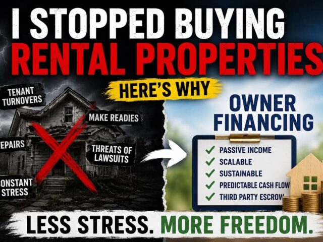 Why I Stopped Buying Rental Properties (And Chose Owner Financing Instead)